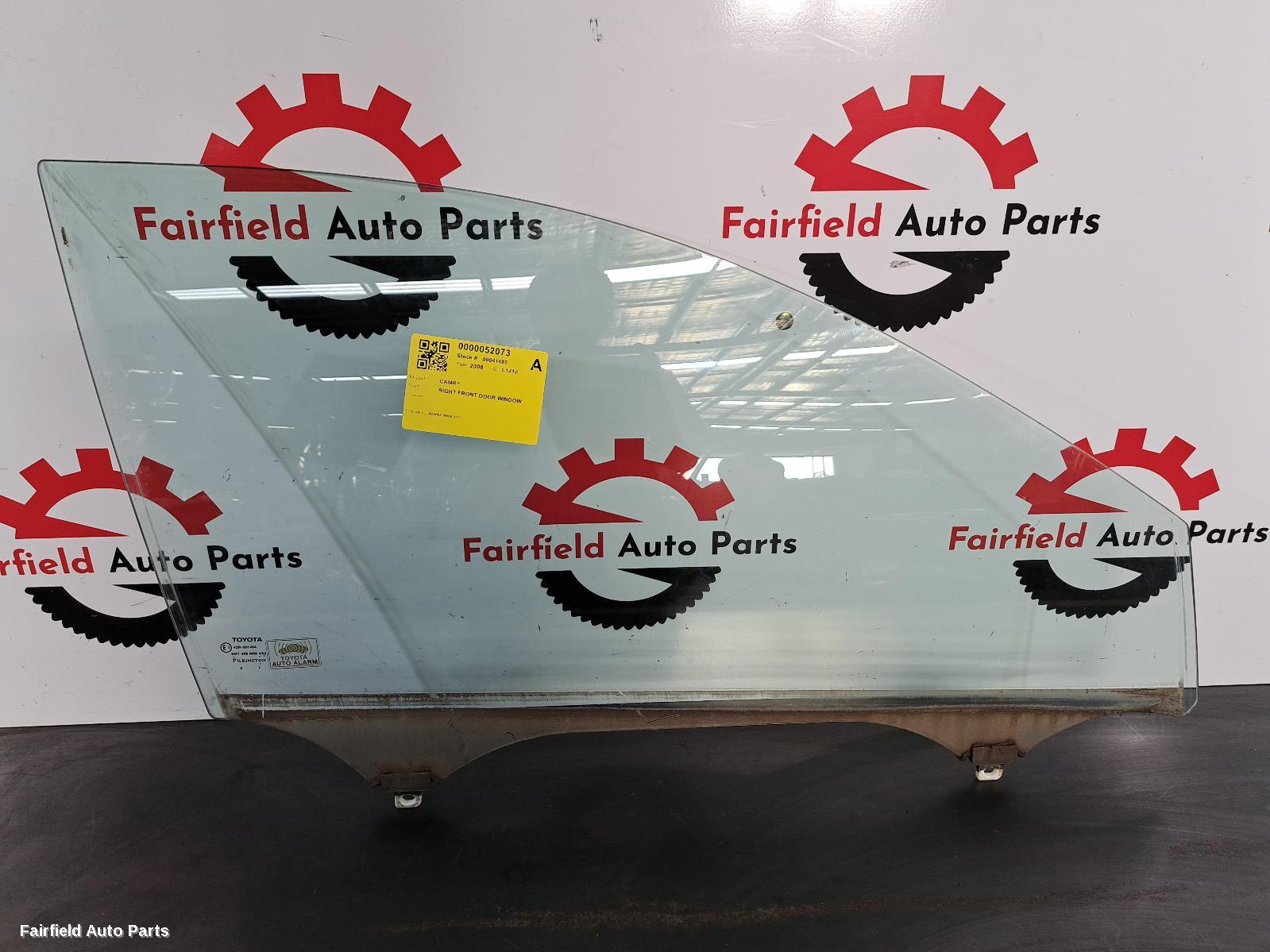 2006-2011 Toyota Camry Right Front Door Window