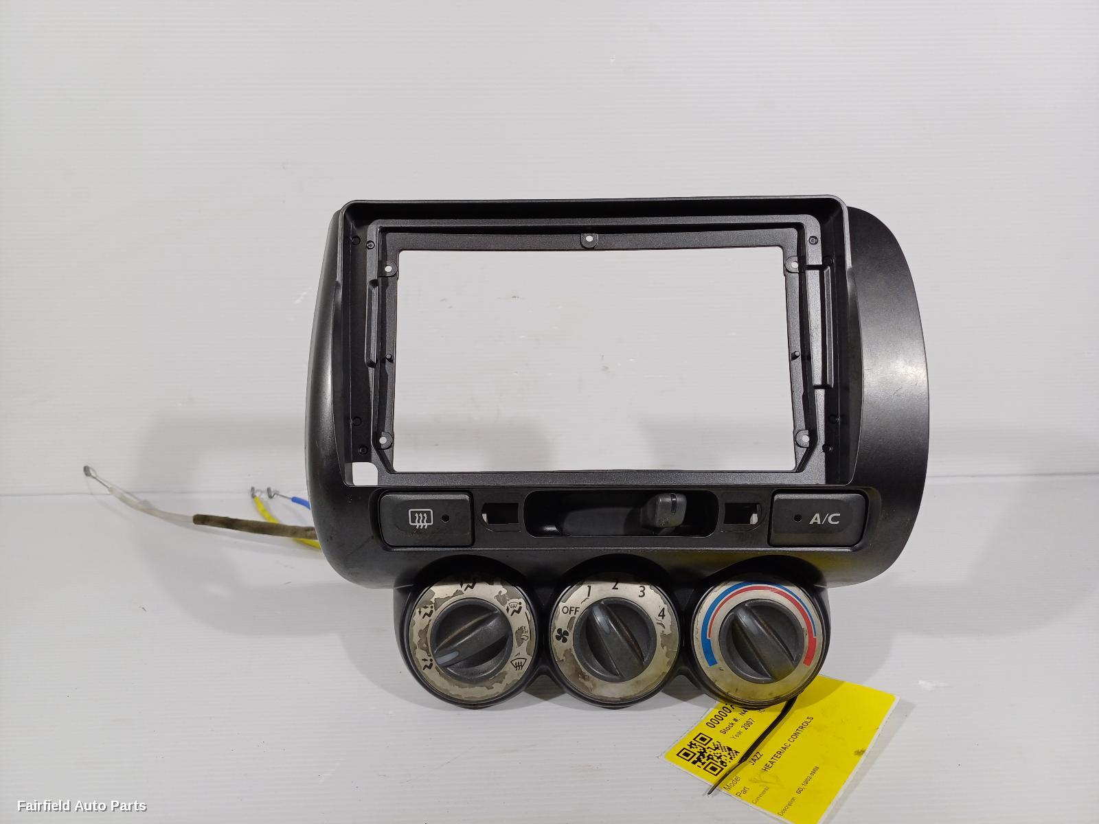 2002-2008 Honda Jazz Heater Ac Controls