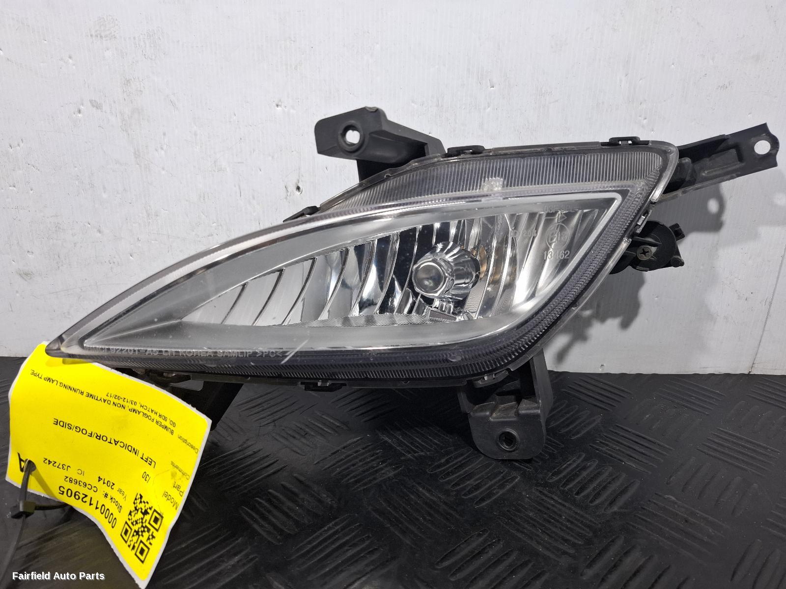 2012-2017 Hyundai I30 Left Indicator Fog Side