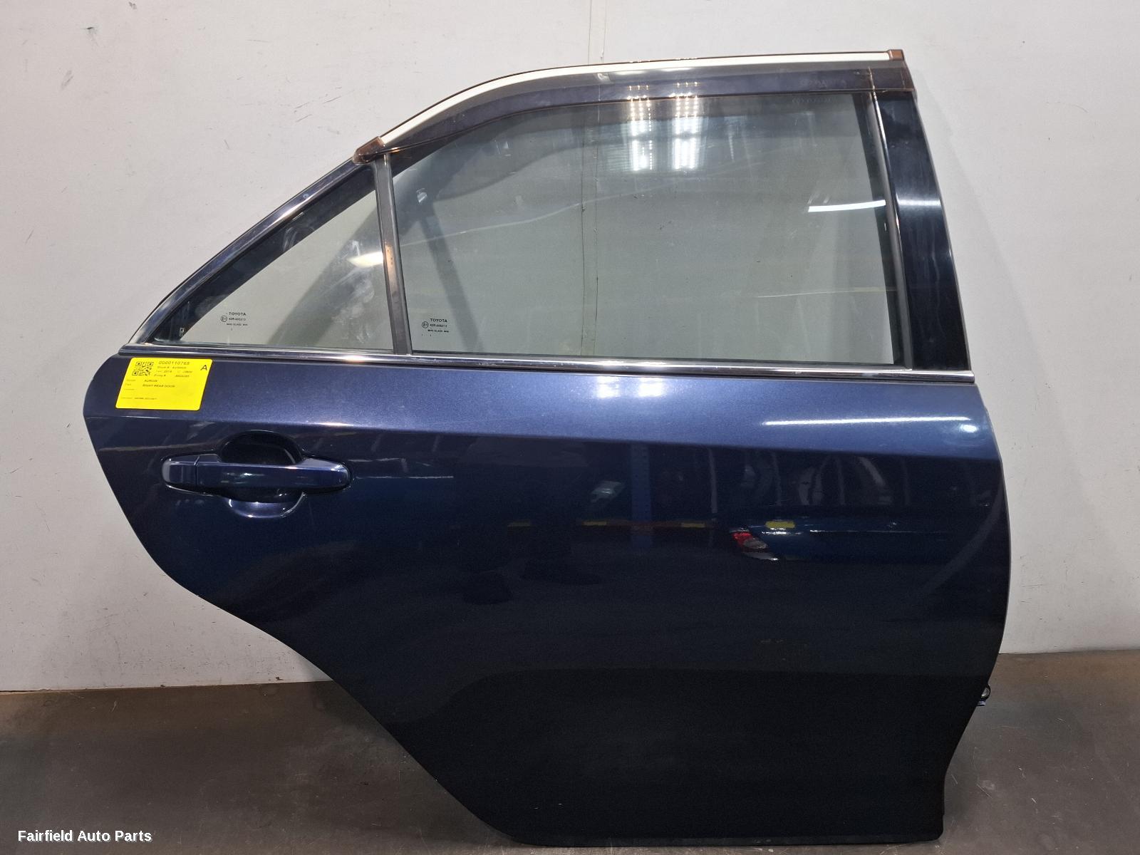 2012-2017 Toyota Aurion Right Rear Door Sliding