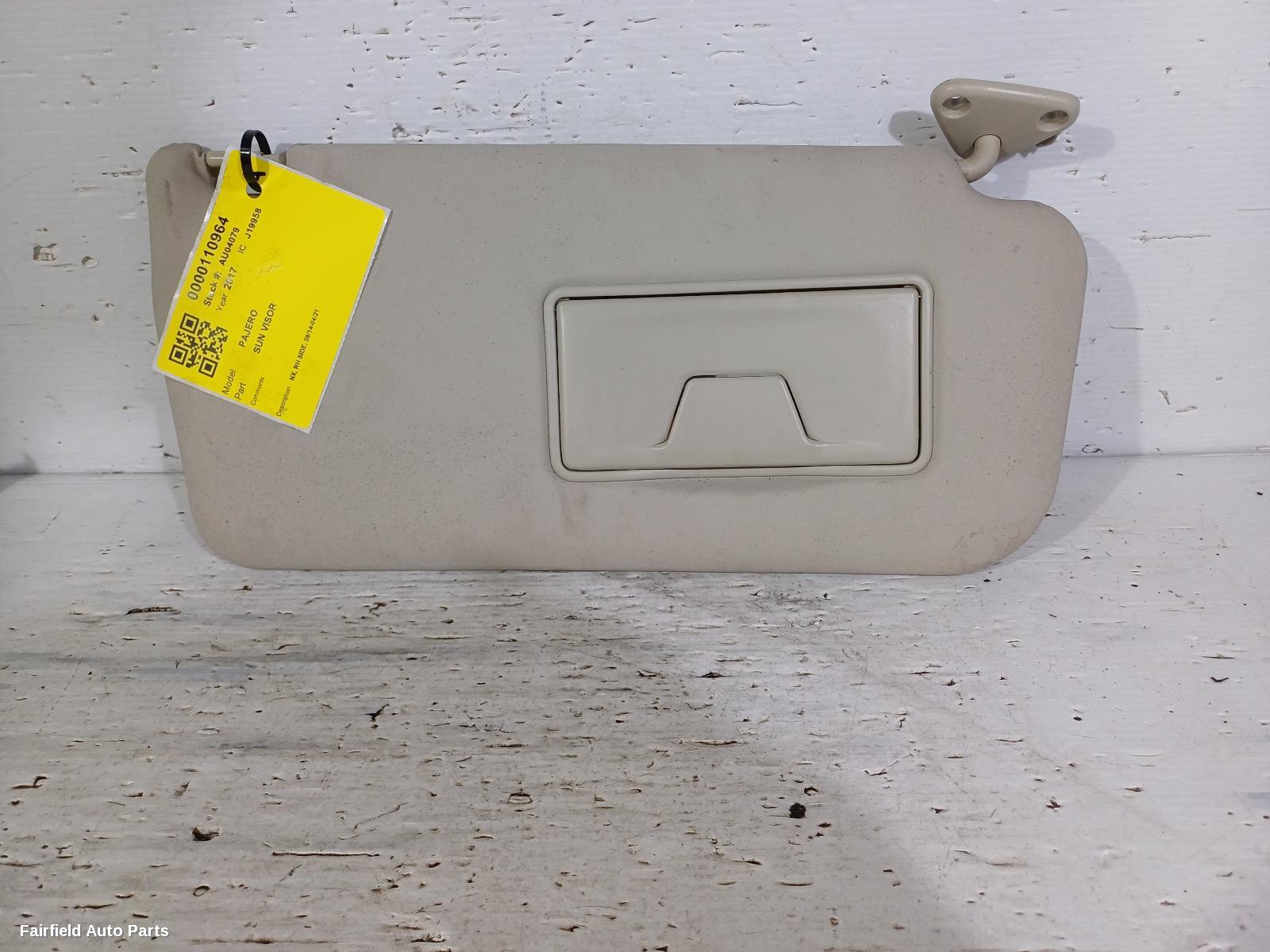 2014-2021 Mitsubishi Pajero Sunvisor