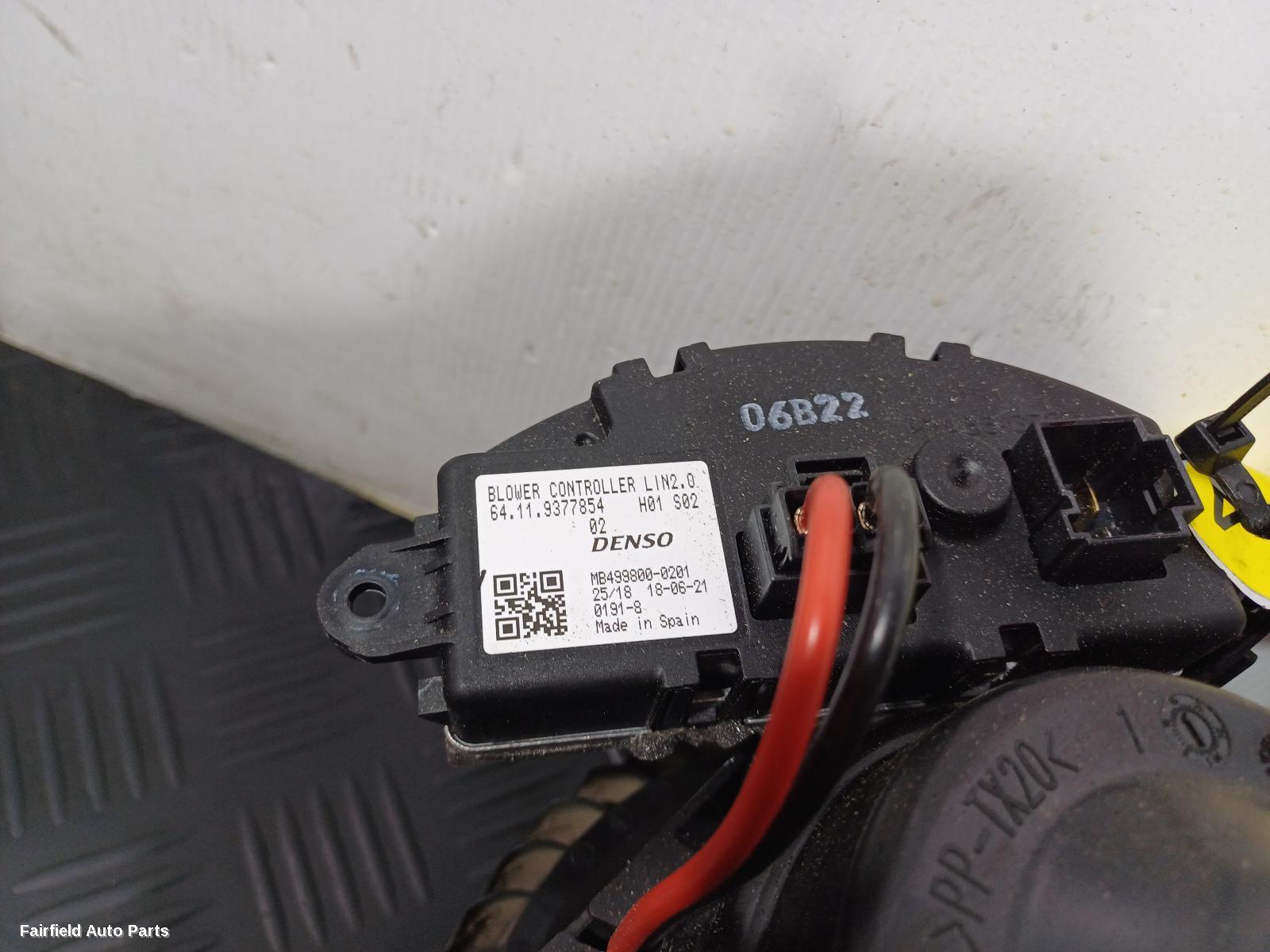 2015-2022 Bmw X1 Heater Fan Motor