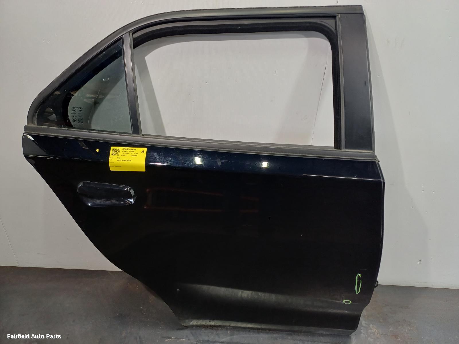2016-2024 Mg Mg3 Right Rear Door Sliding
