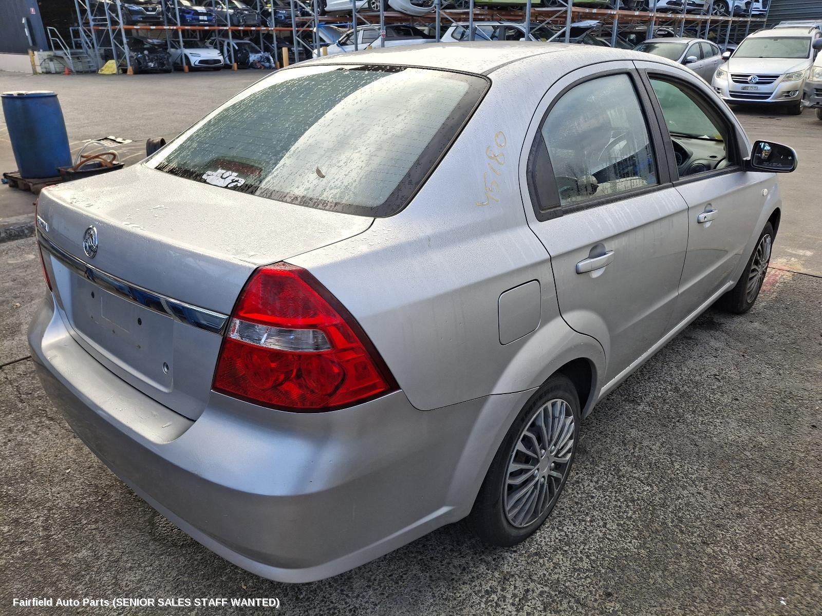2007 Holden Barina Left Rear Door Window