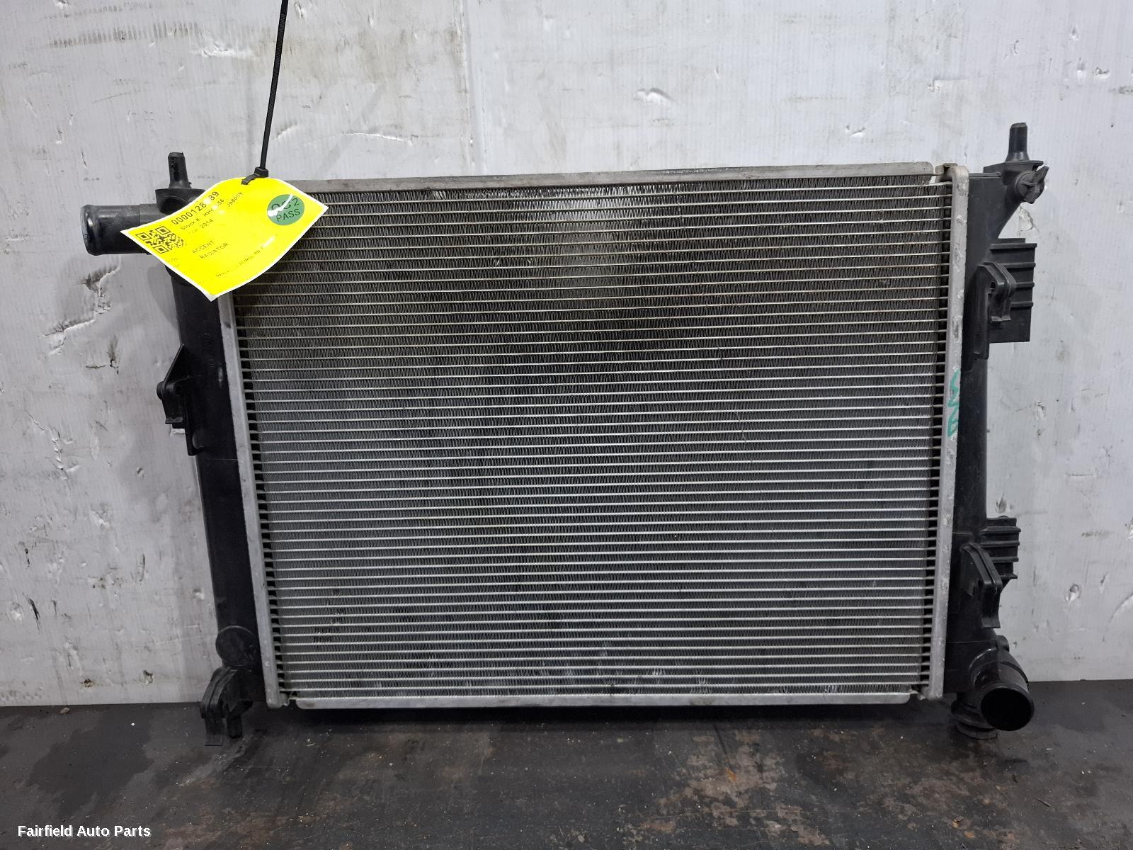 2011-2019 Hyundai Accent Radiator