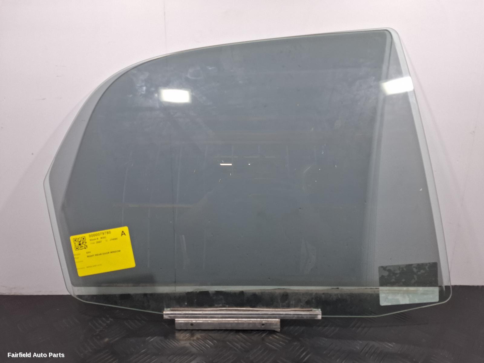 2007 Suzuki Sx4 Right Rear Door Window