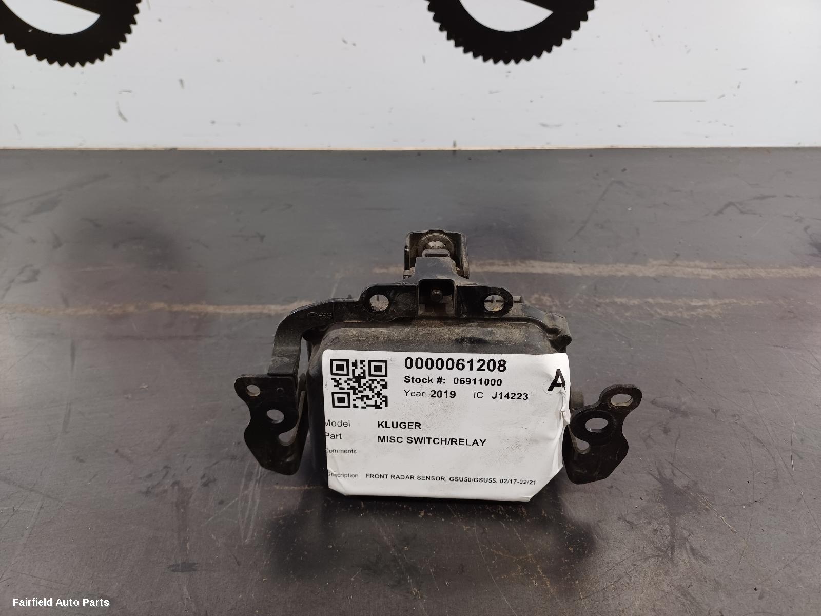 2014-2021 Toyota Kluger Misc Switch Relay