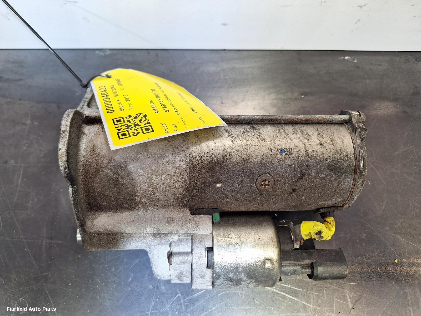 2013 Volkswagen Amarok Starter