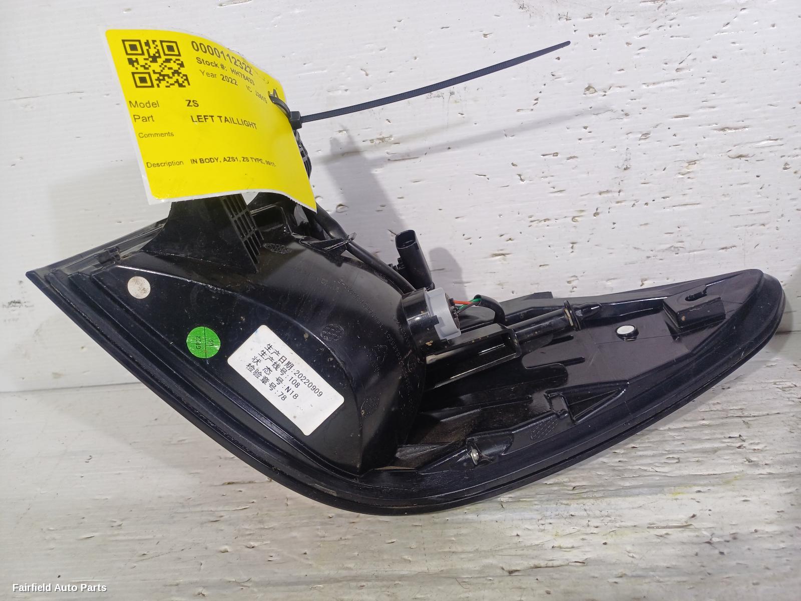 2017-2024 Mg Zs Left Taillight