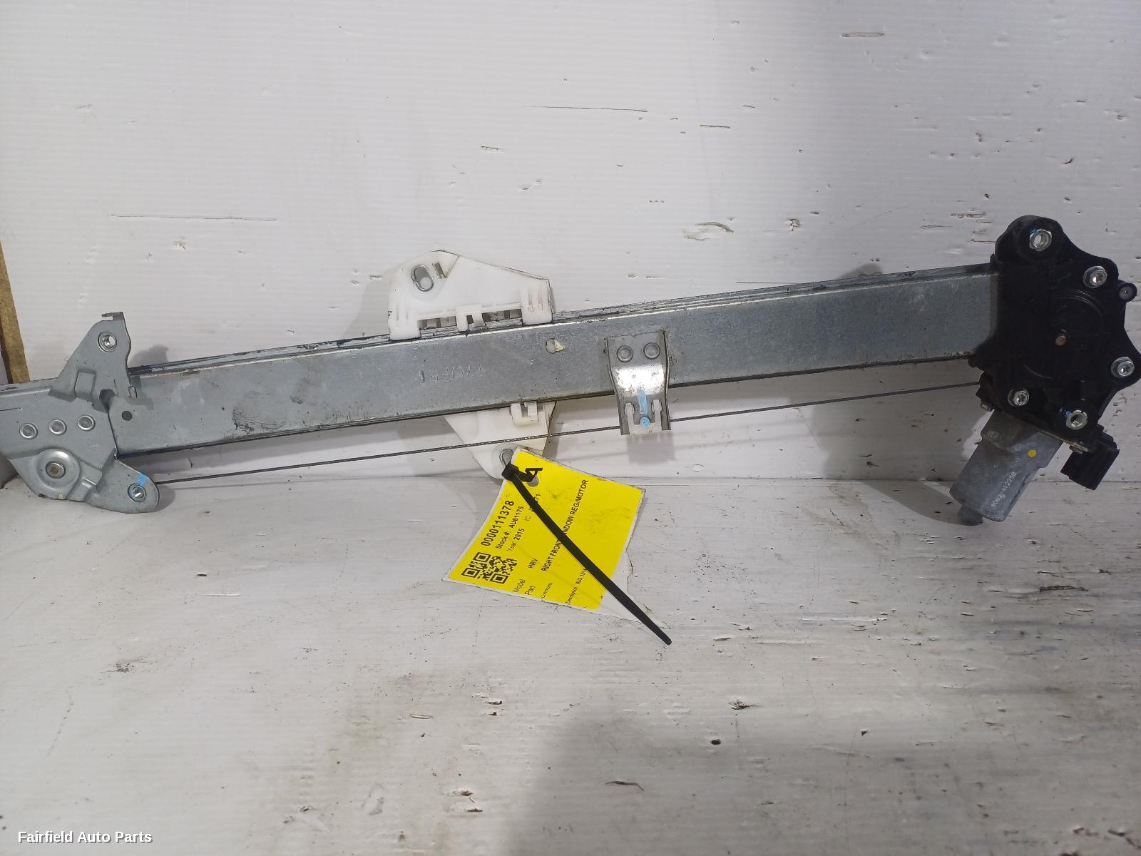 2014-2021 Honda Hrv Right Front Window Reg Motor