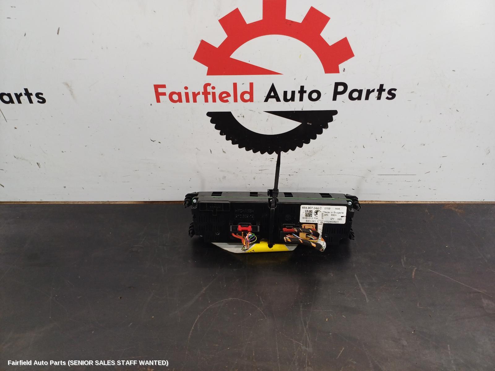 2021 Skoda Kamiq Heater Ac Controls