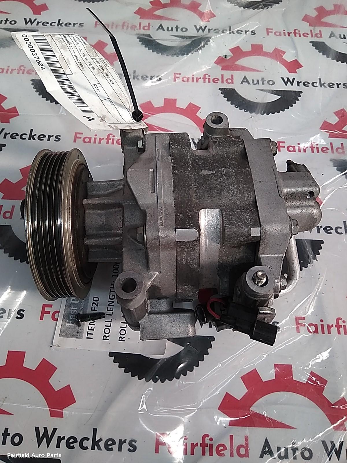 2016 Honda Jazz A C Compressor