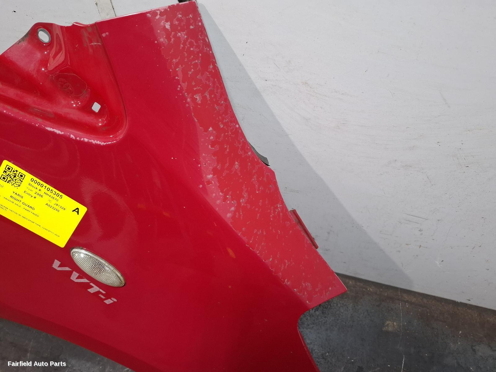 2006 Toyota Yaris Right Guard