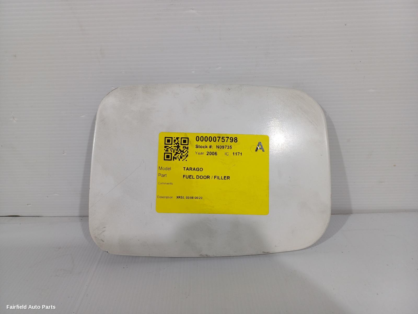 2006-2020 Toyota Tarago Fuel Door Filler