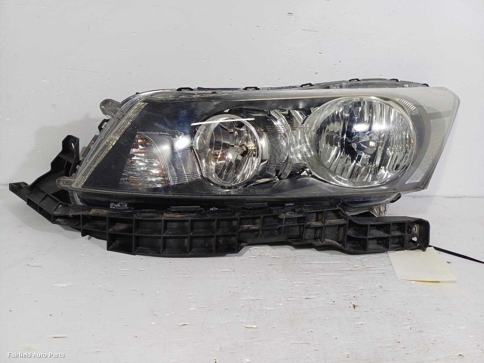 2009 Honda Accord Left Headlamp