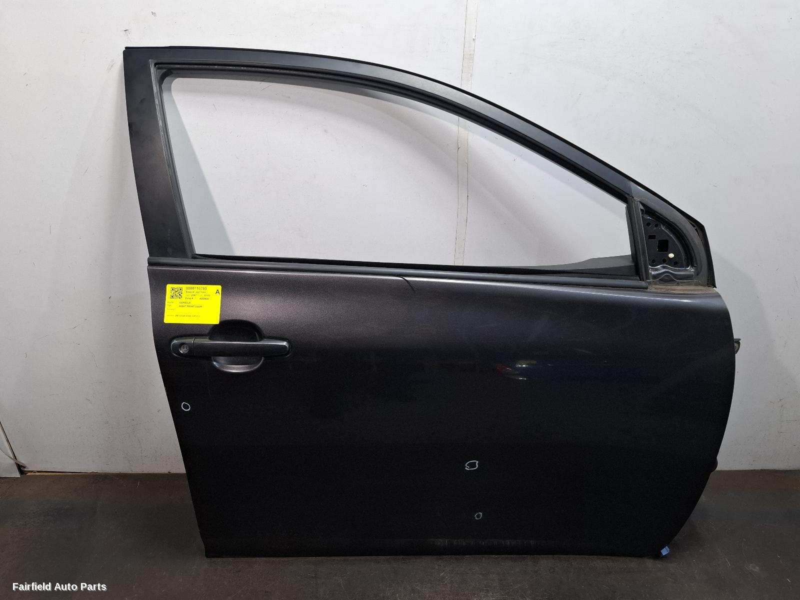2007-2013 Toyota Corolla Right Front Door