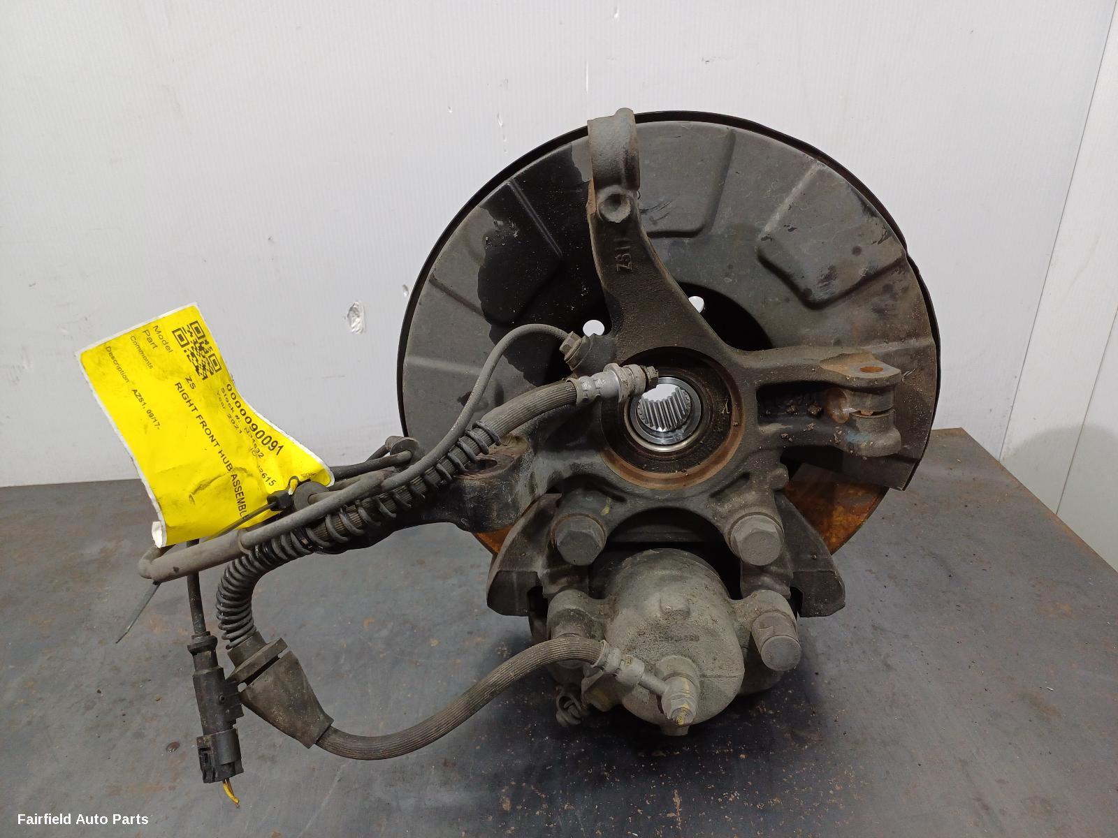 2017-2025 Mg Zs Right Front Hub Assembly