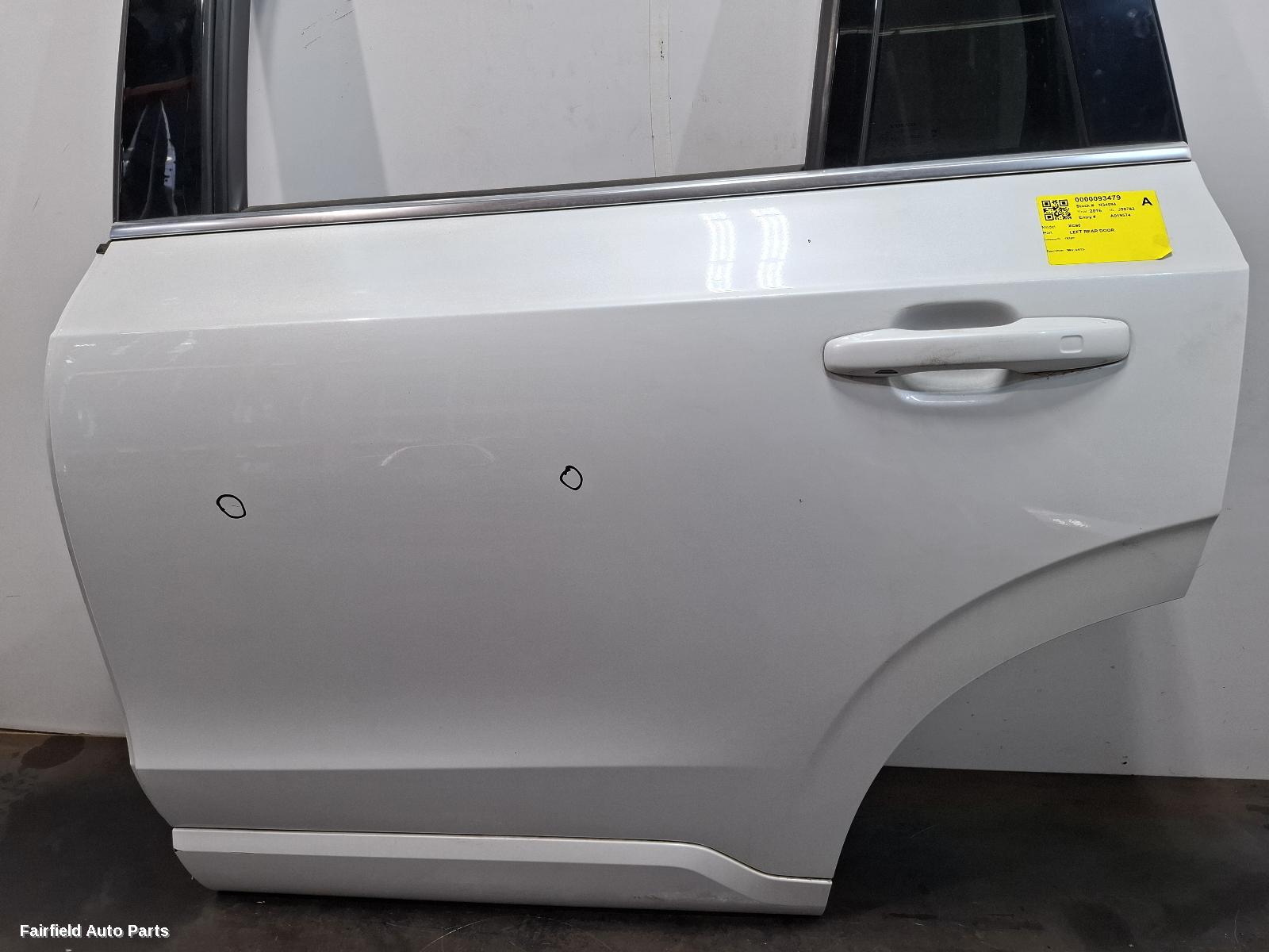 2015-2026 Volvo Xc90 Left Rear Door Sliding