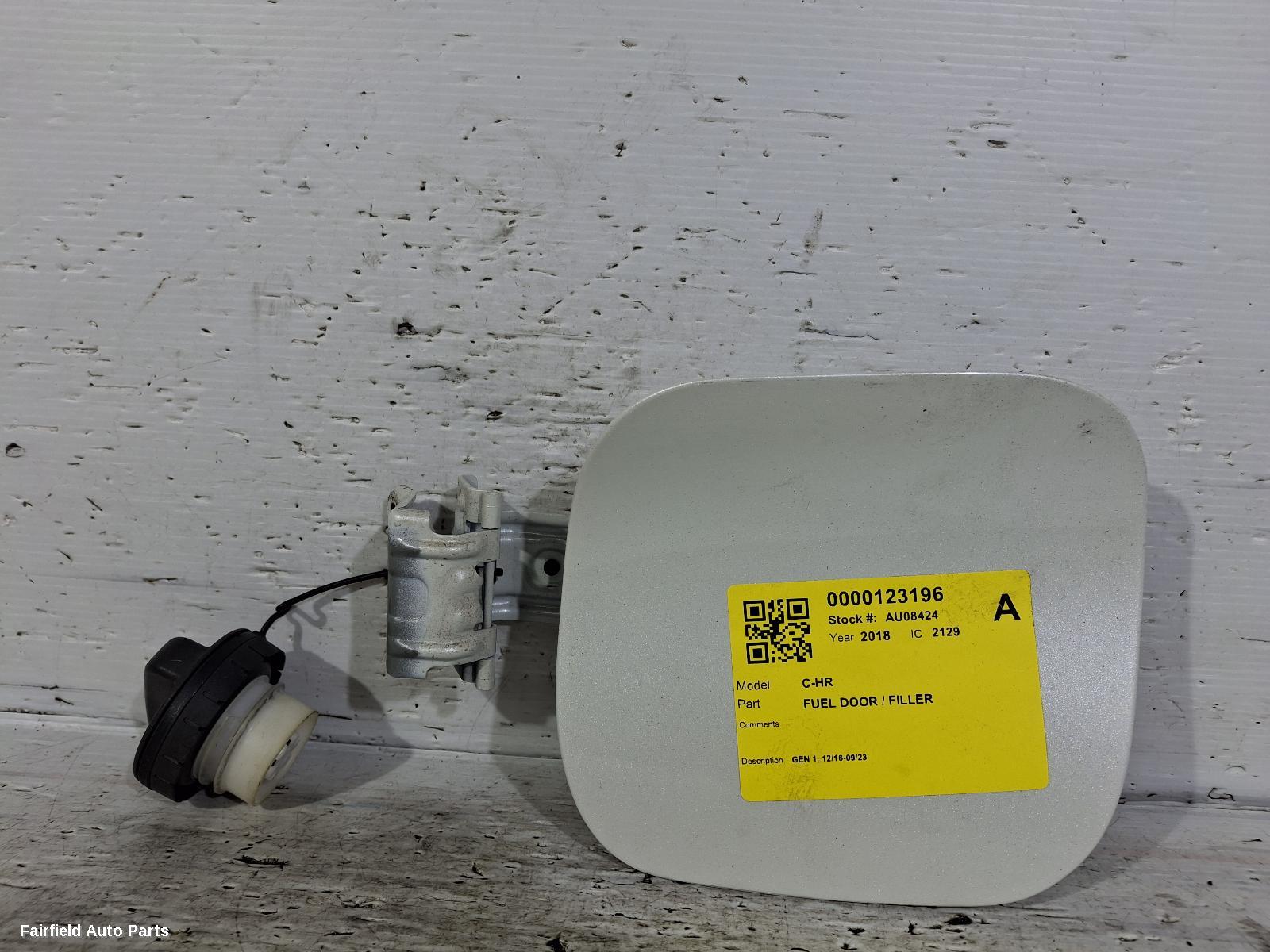 2016-2023 Toyota C-hr Fuel Door Filler