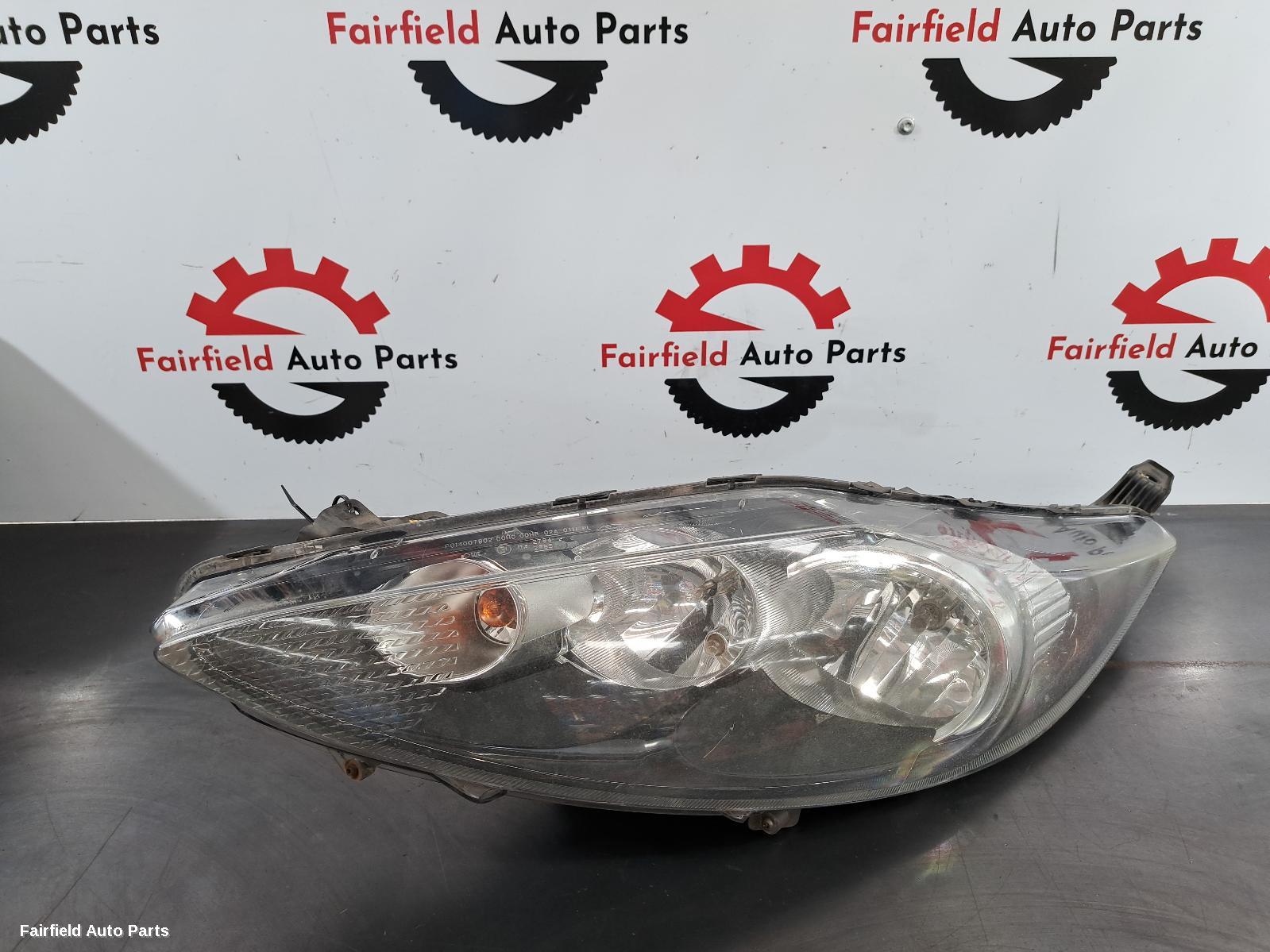 2011 Ford Fiesta Left Headlamp