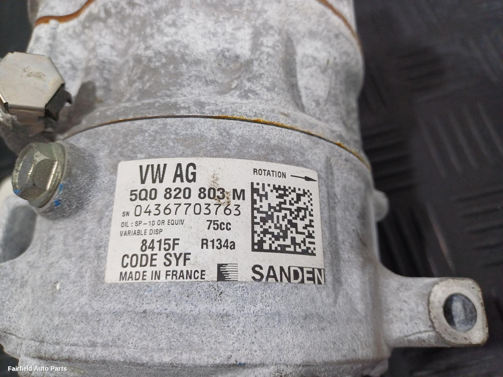 2010-2018 Audi A1 A C Compressor