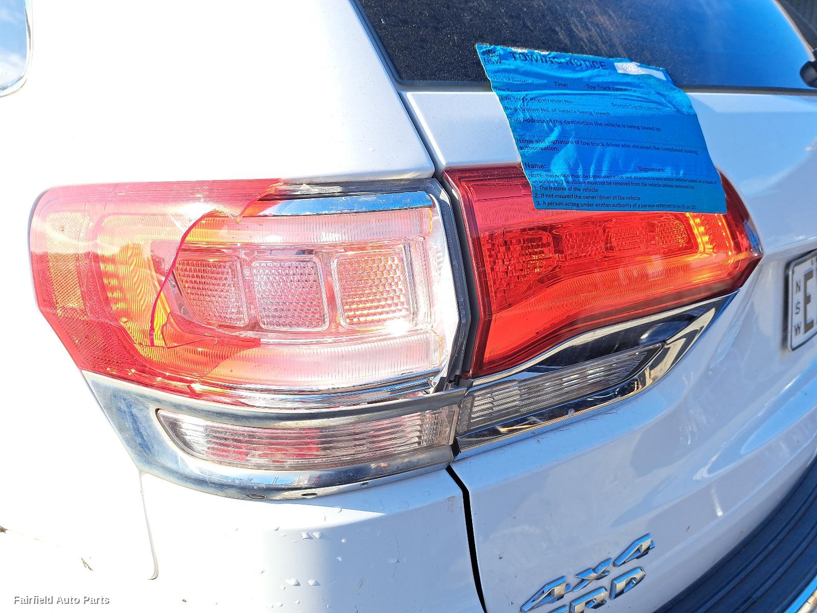 2013 Jeep Grandcherokee Left Headlamp