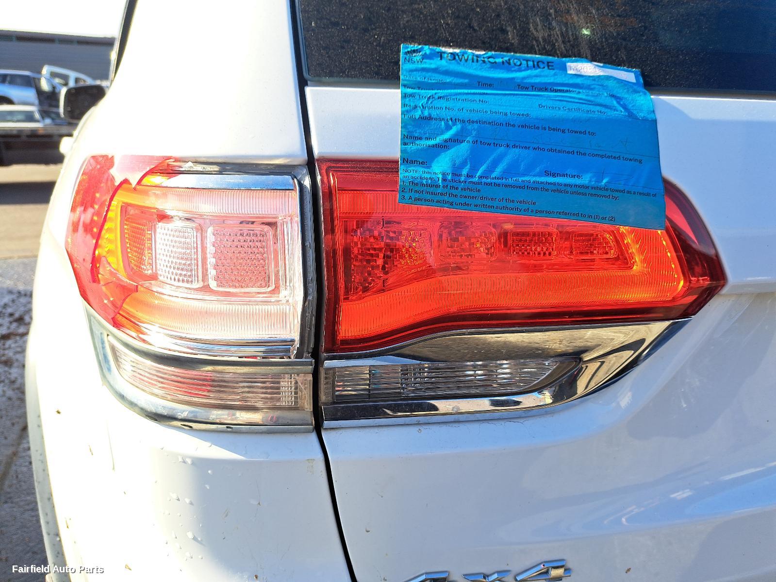 2013 Jeep Grandcherokee Right Taillight