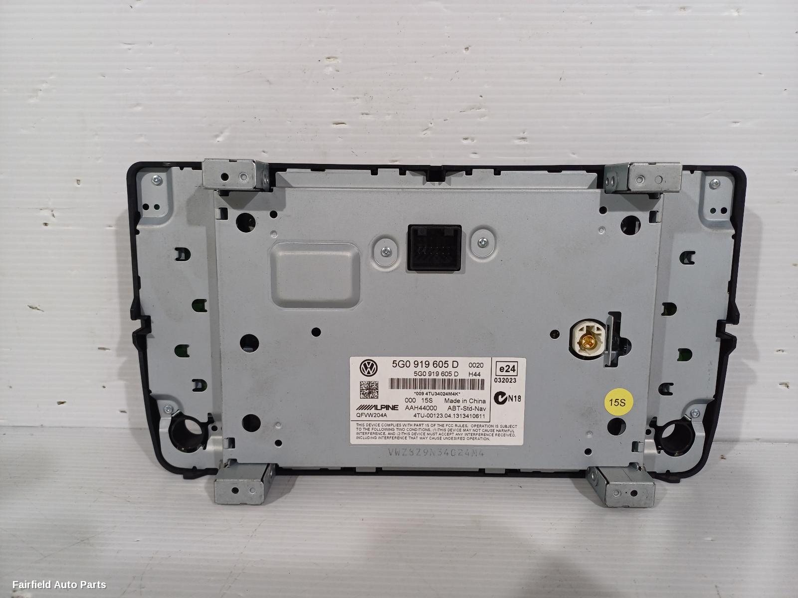 2012-2017 Volkswagen Golf Radio Cd Dvd Sat Tv