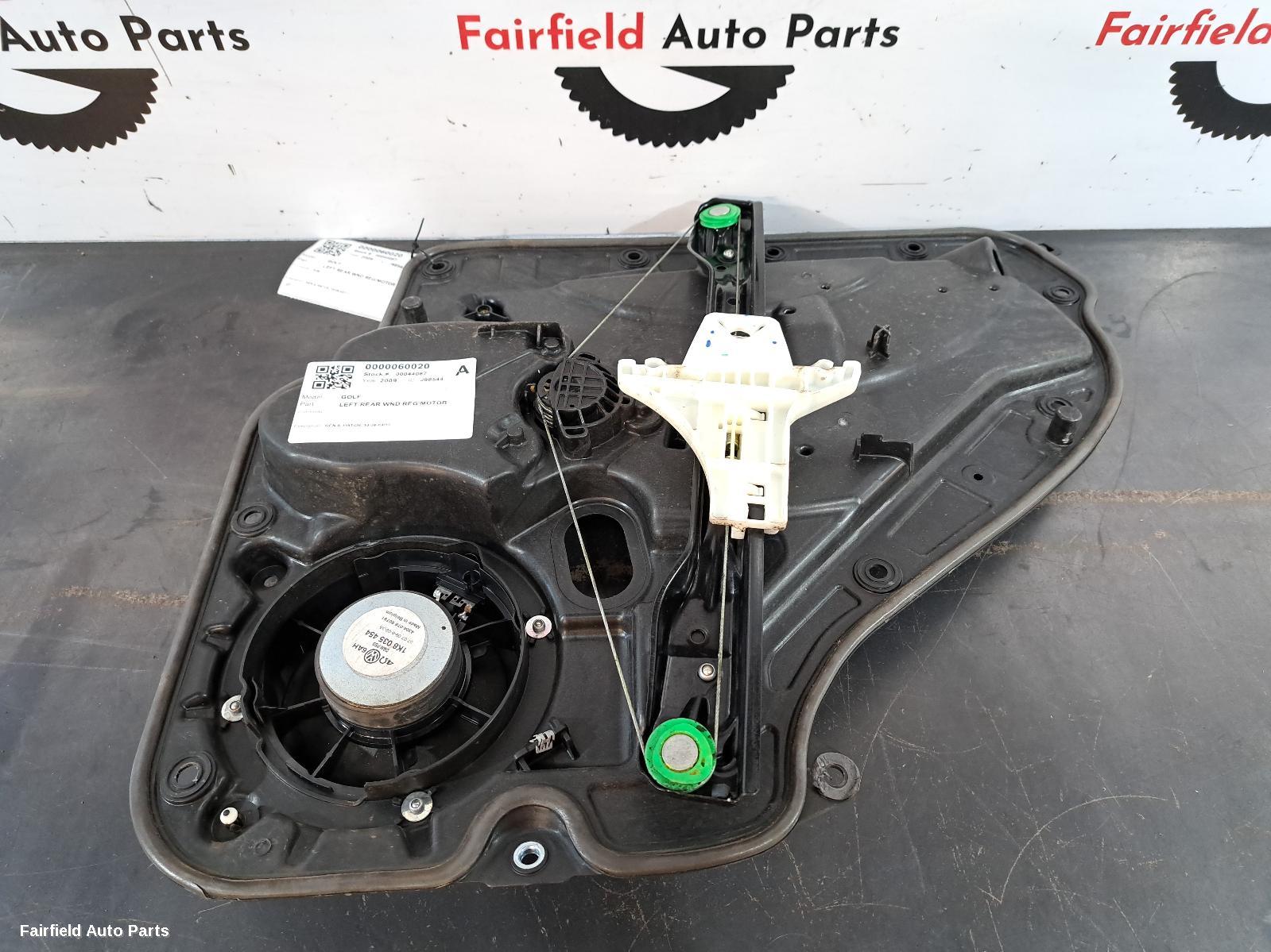 2008-2013 Volkswagen Golf Left Rear Wnd Reg Motor