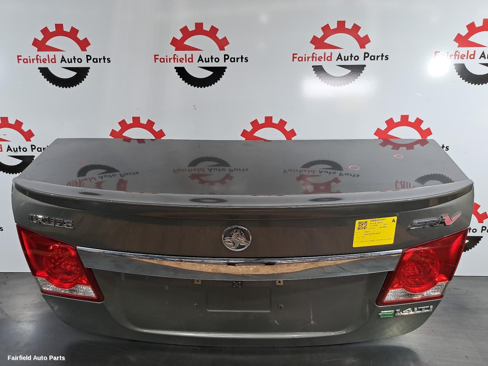 2012 Holden Cruze Bootlid Tailgate