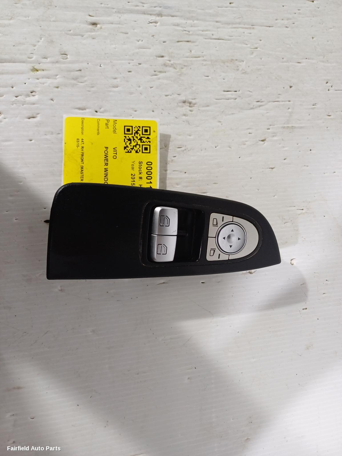 2015-2025 Mercedes Vito Pwr Dr Wind Switch