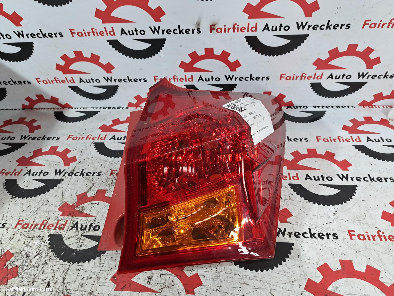 2014 Toyota Corolla Right Taillight