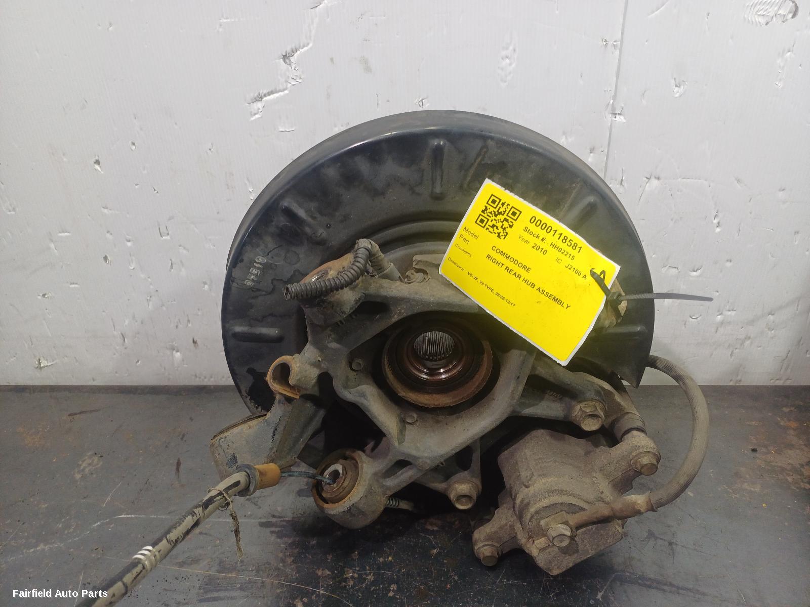 2006-2017 Holden Commodore Right Rear Hub Assembly