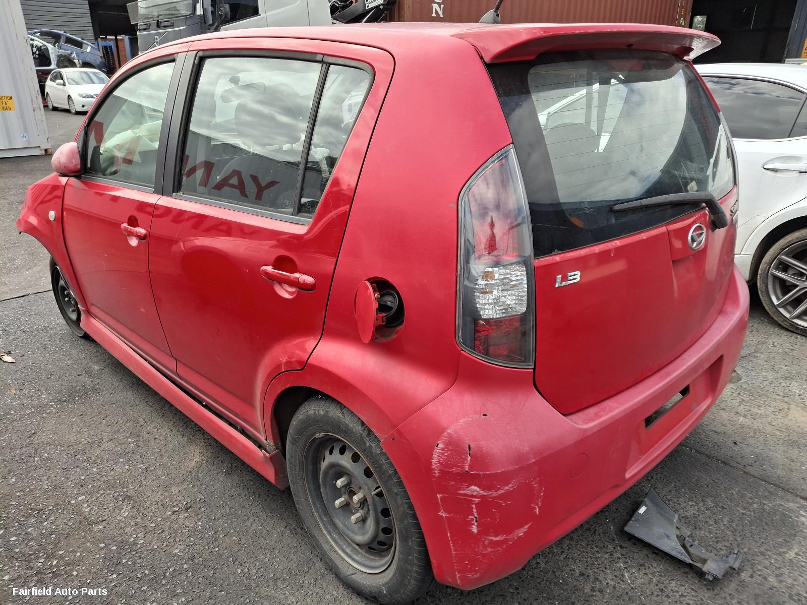 2005 Daihatsu Sirion Bootlid Tailgate