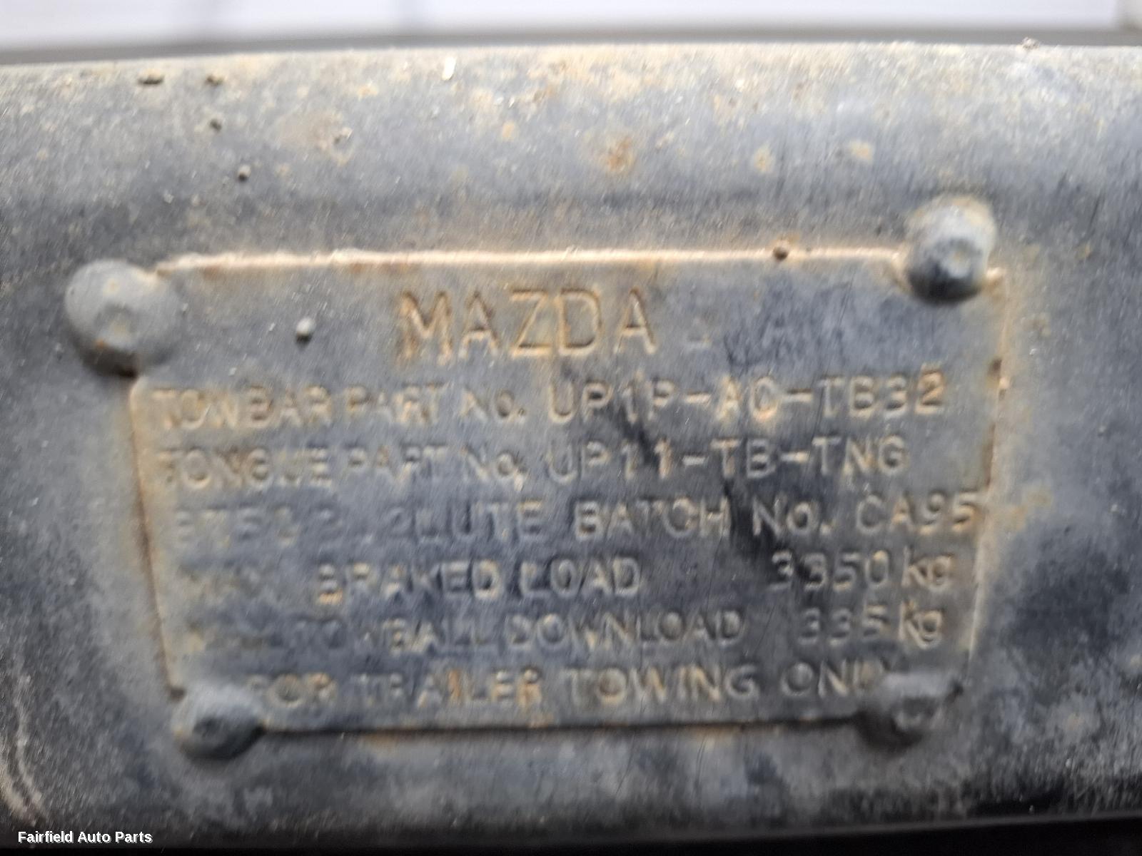 2011-2015 Mazda Bt50 Towbar