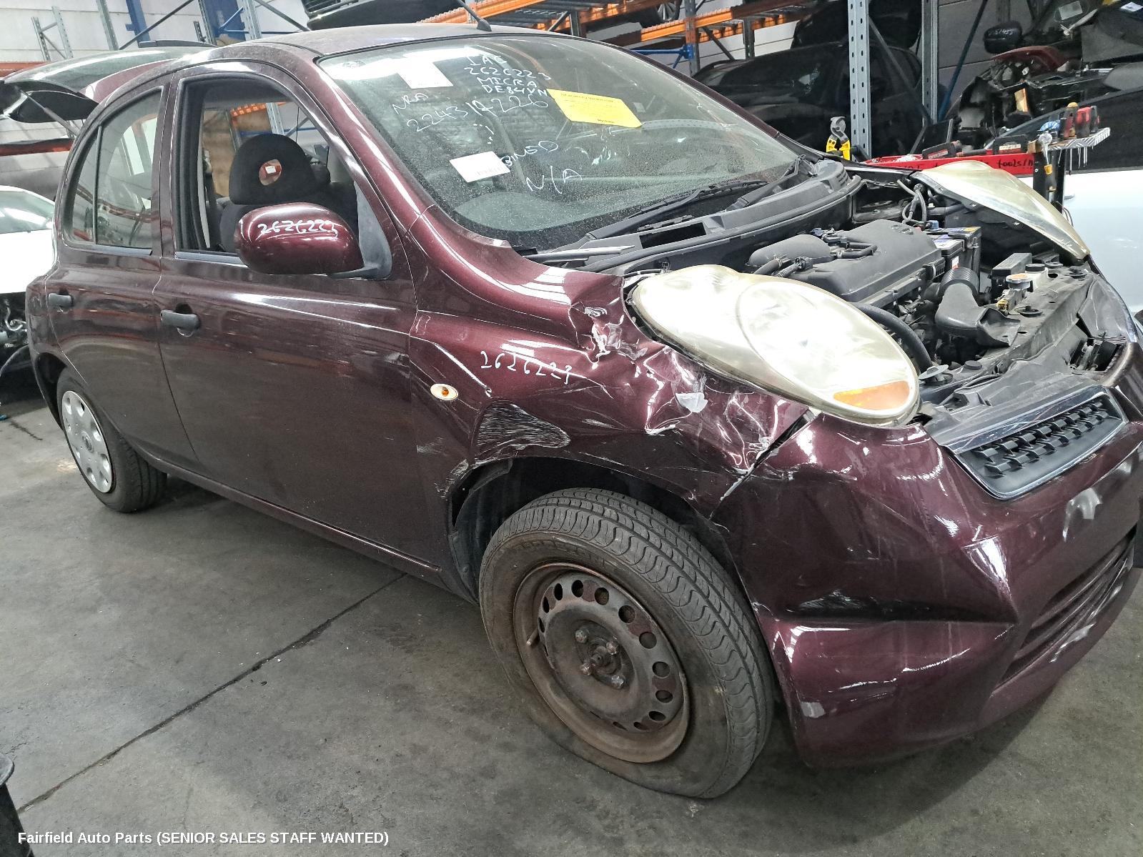 2010 Nissan Micra Left Headlamp