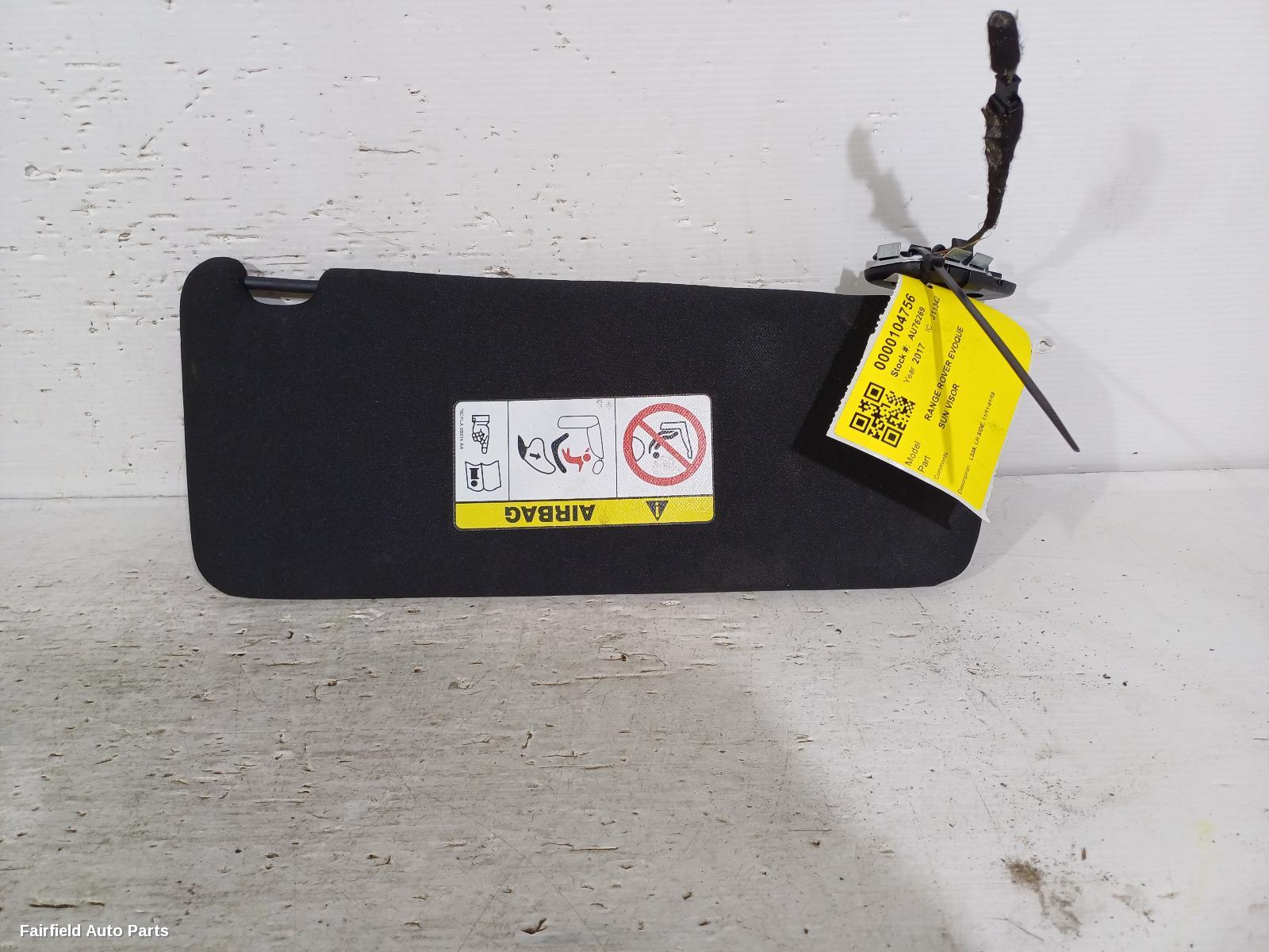 2011-2019 Land Rover Rangerover Evoque Sunvisor