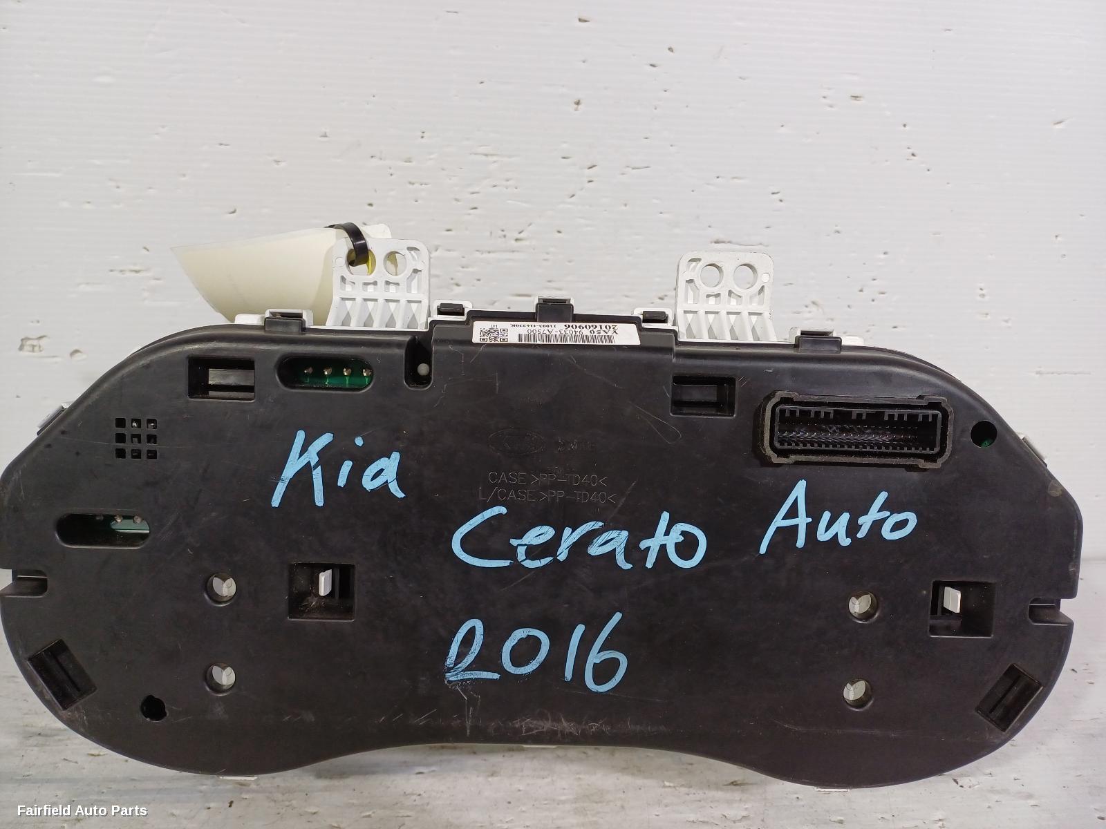 2013-2016 Kia Cerato Instrument Cluster
