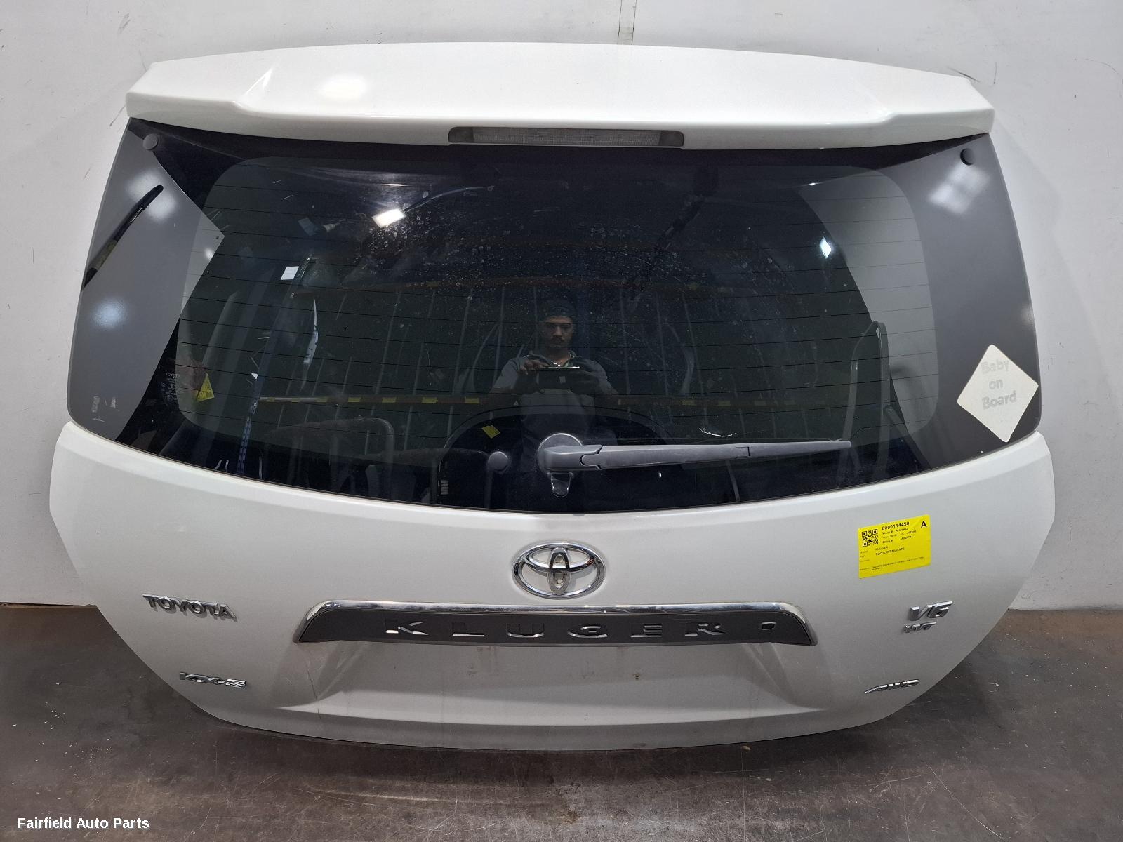 2007-2014 Toyota Kluger Bootlid Tailgate