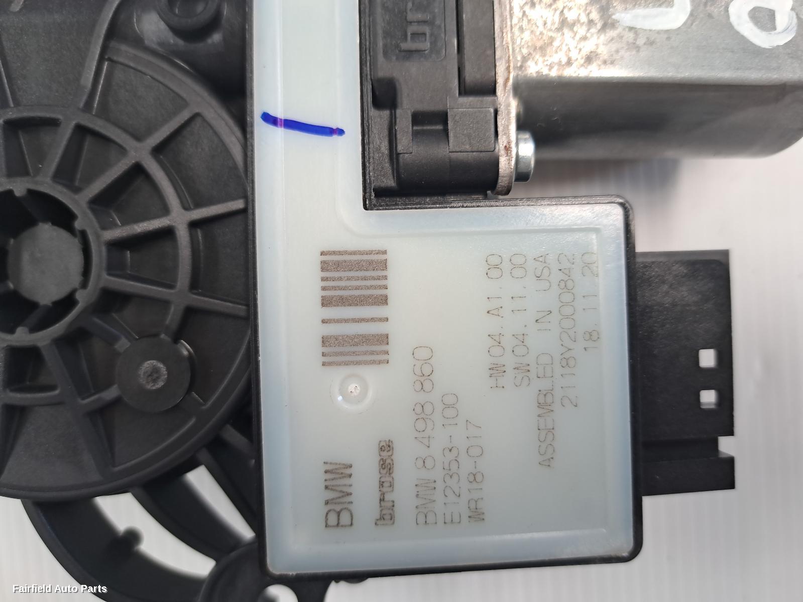 2018-2025 Bmw 3 Series Right Front Window Reg Motor