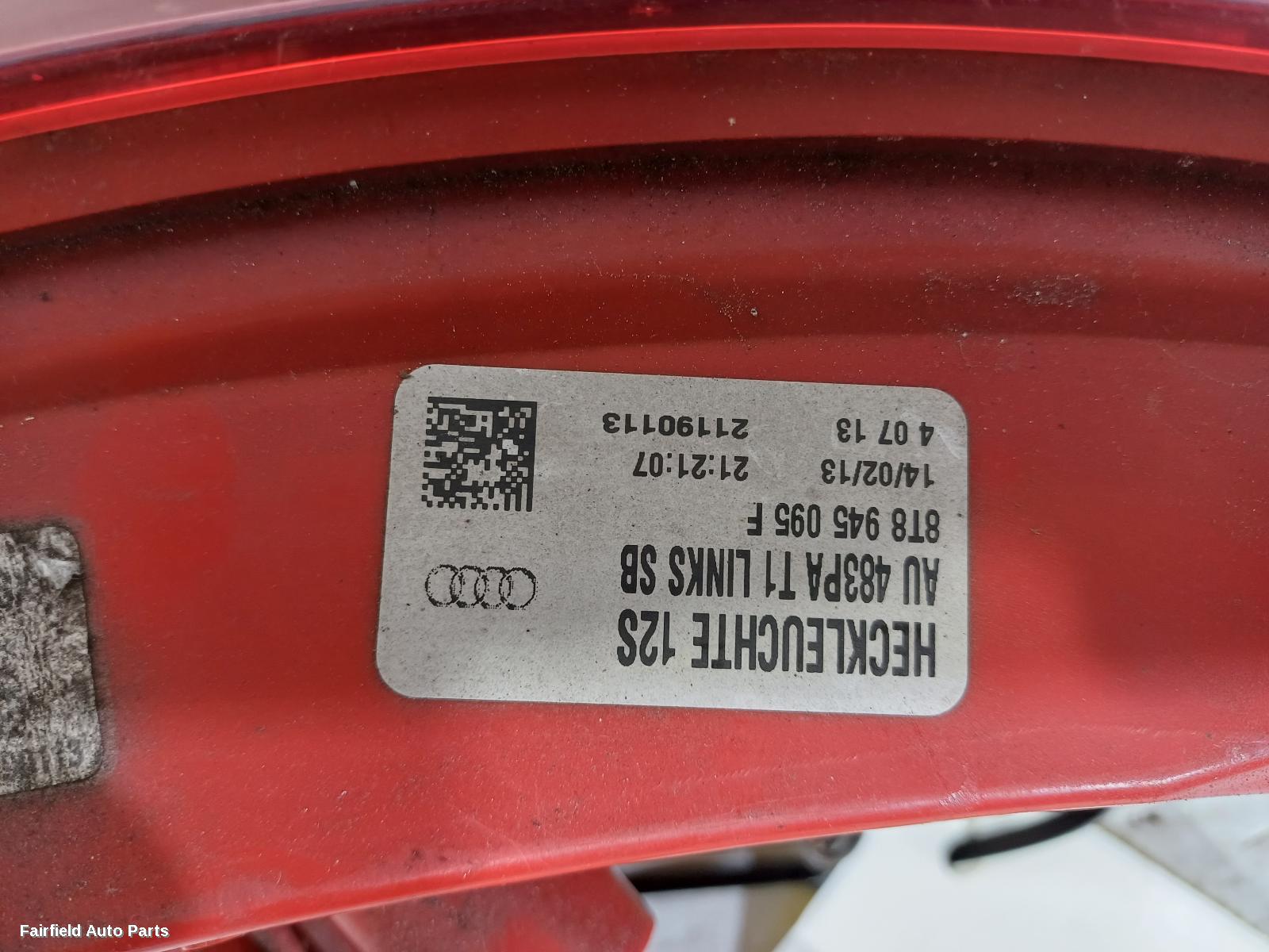 2011-2016 Audi A5 Left Taillight