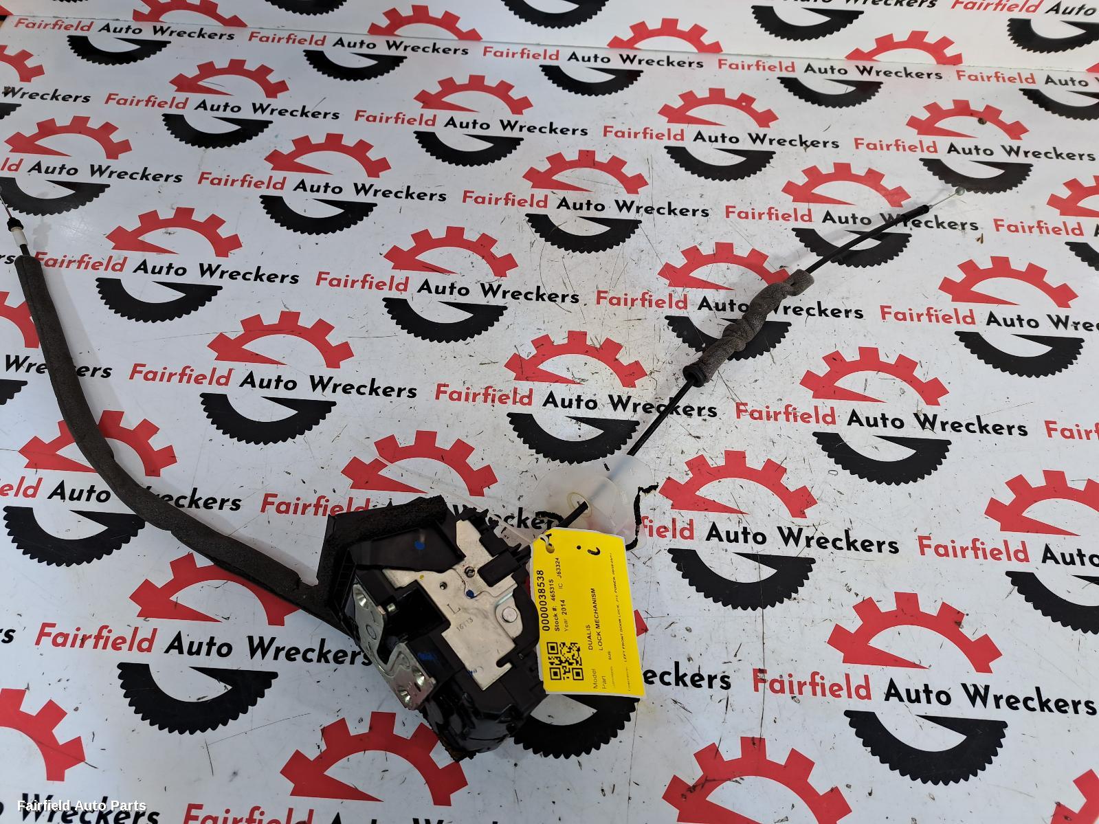 2008-2014 Nissan Dualis Door Boot Gate Lock