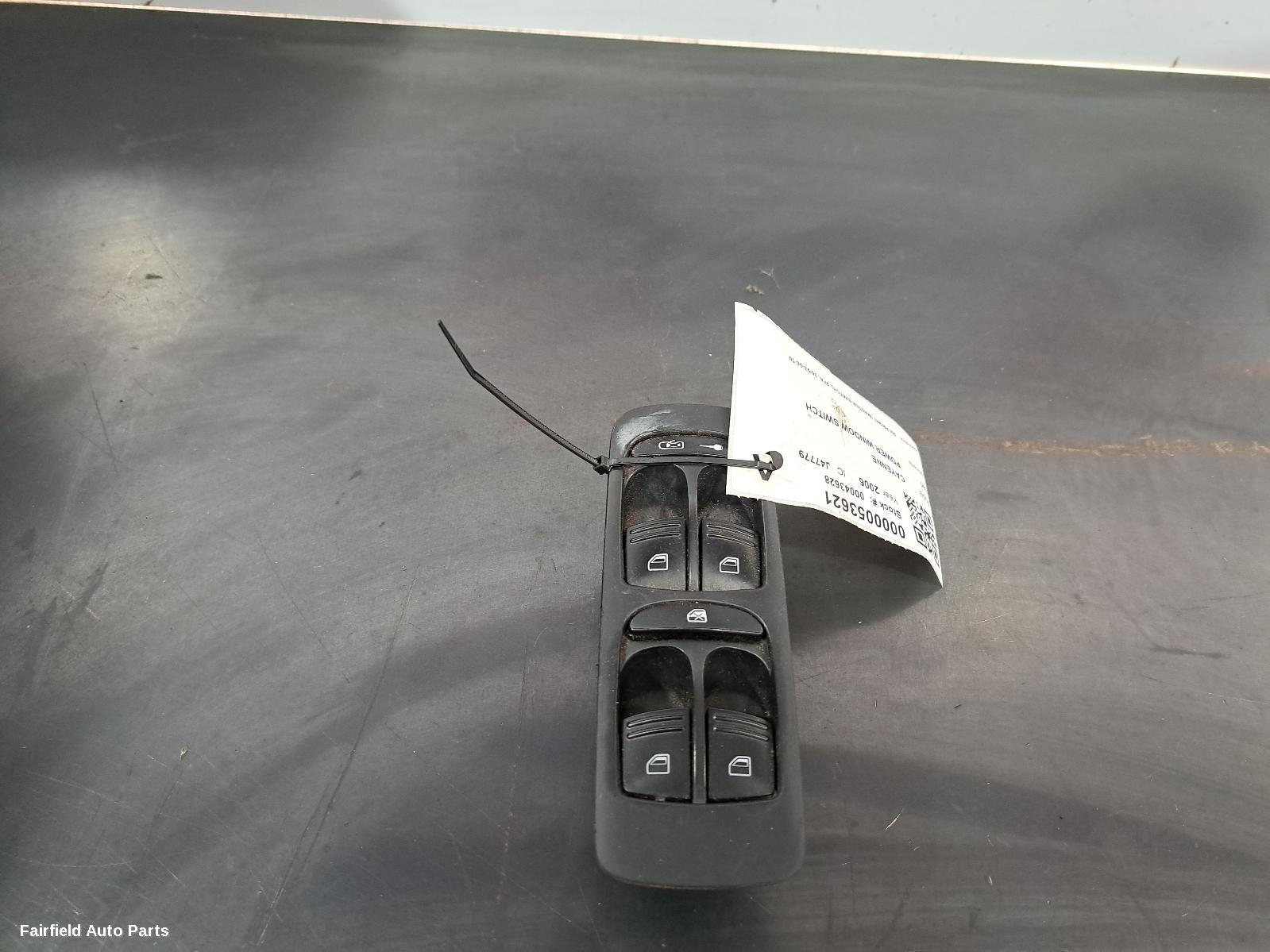 2006 Porsche Cayenne Pwr Dr Wind Switch