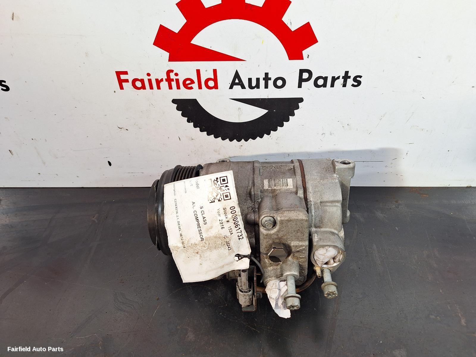 2012-2018 Mercedes Cls Class A C Compressor