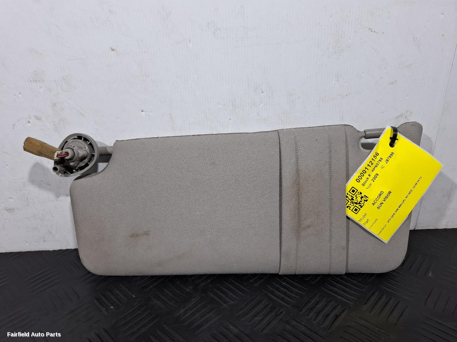 2008-2013 Honda Accord Sunvisor