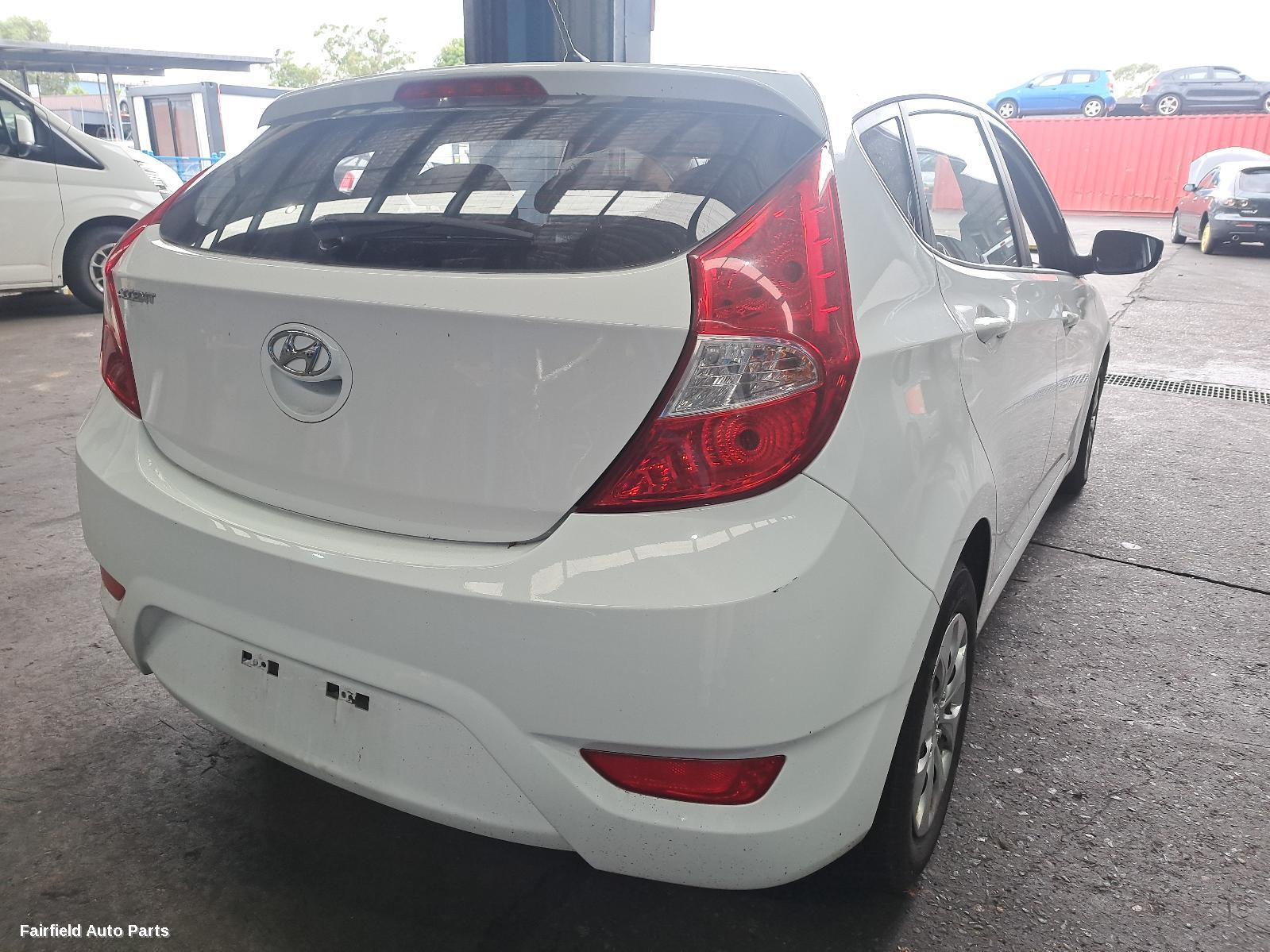 2016 Hyundai Accent Left Taillight