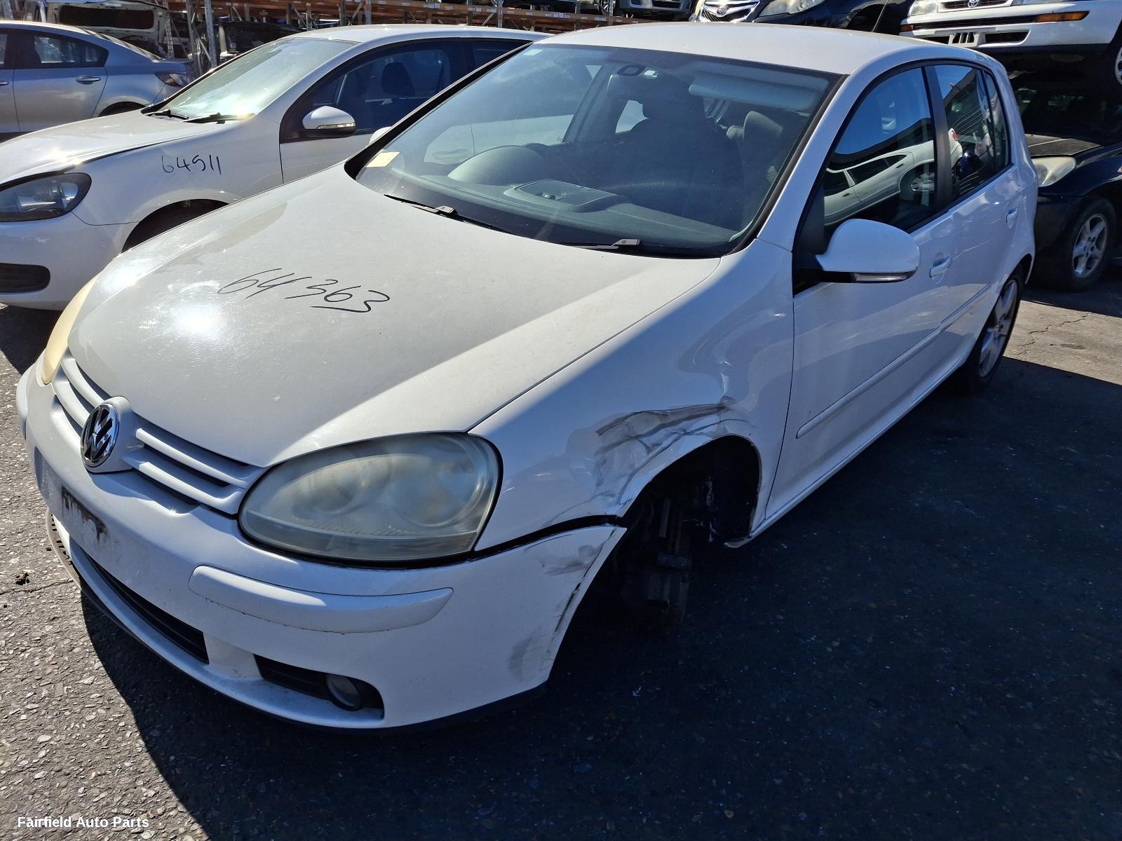 2008 Volkswagen Golf Right Front Door Window