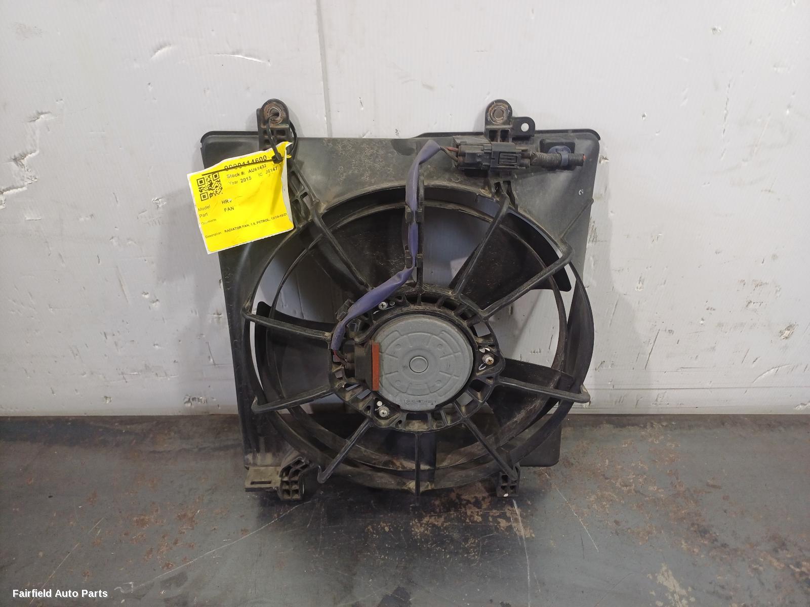 2014-2021 Honda Hrv Fan