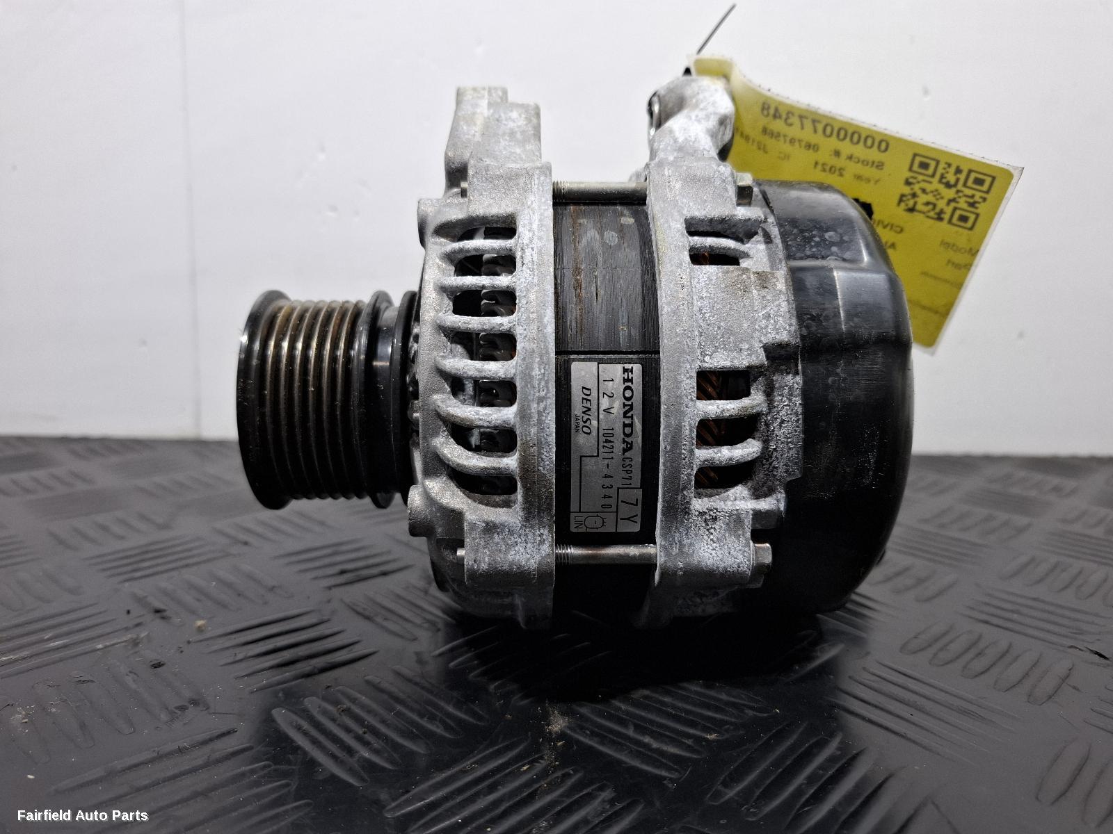 2016-2021 Honda Civic Alternator