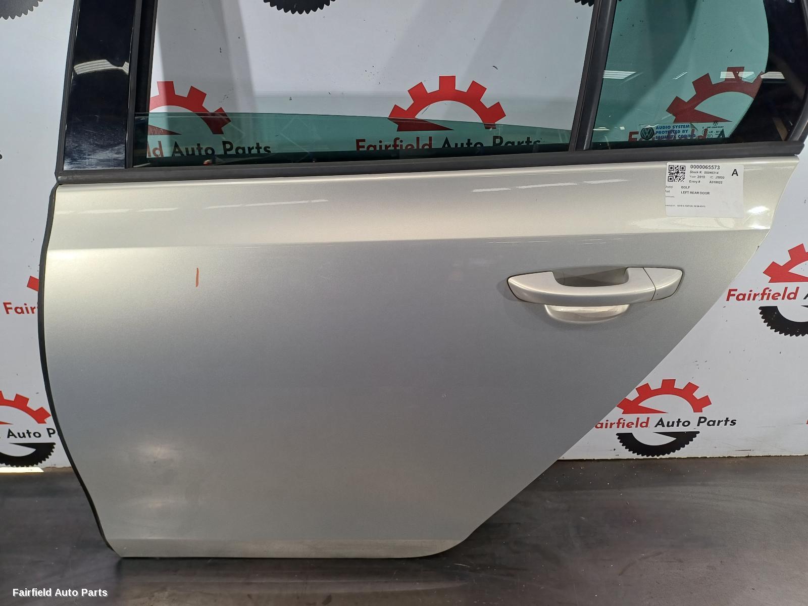 2008-2013 Volkswagen Golf Left Rear Door Sliding